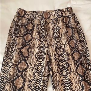 snake skin soft pants